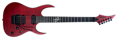 Guitarra elétrica 6 cordas Solar S1.6FRFBR Vermelho sangue (Outlet)