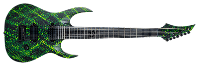Guitarra elétrica 6 cordas Solar A2.6FRPN CANIBALISMO Floyd