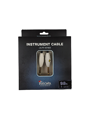 Cabo Blacksmith Mute series P10 reto blindado 3 metros