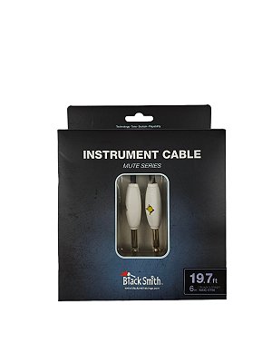 Cabo Blacksmith Mute series P10 reto blindado 6 metros