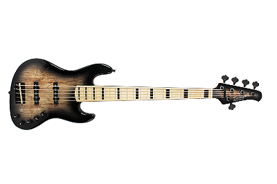 Swing guitars Jazz Deluxe 5c American Alder Aqua Burst - Norris