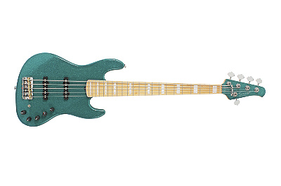 Contrabaixo Swing guitars G5V Jazz 5c American Alder Green Sparkle