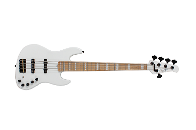 Contrabaixo Swing guitars G5V Jazz 5c American Alder White