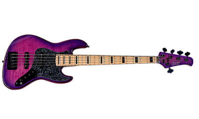 Swing guitars Jazz Deluxe 5c American Alder Purple Flamed Maple