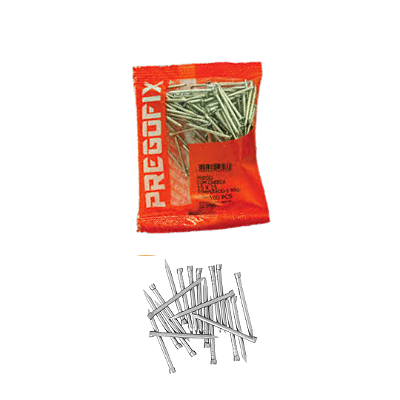 PREGOS DE ACO NIQUELADO 15X15 S/CABECA - 56G