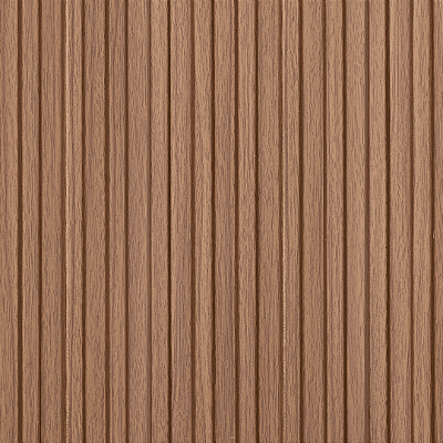 PAINEL RIPADO POLIESTIRENO RUFFINO 10MM SUCUPIRA 12,2CM - 2,85M
