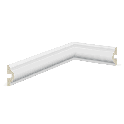 RODAMEIO POLIESTIRENO BRANCO 3 X 1,45 - 2,40M