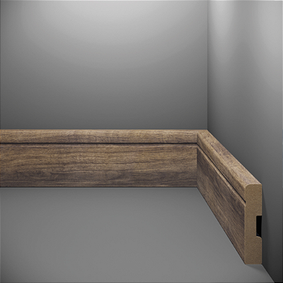 RODAPE EUCAFLOOR MDF 7CM ESTILO 27 - 2,40M