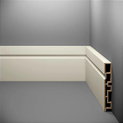 RODAPE EUCAFLOOR ACQUA NEW COLORS ARENAS FRISADO 10CM - 2,40M