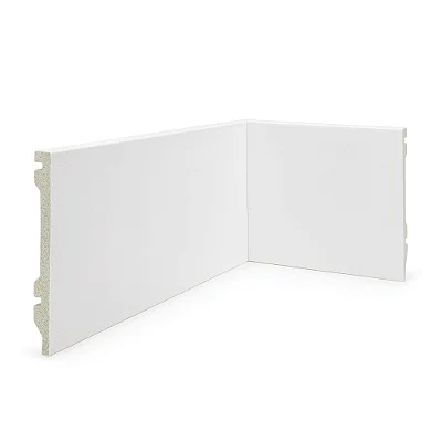 RODAPE POLIESTIRENO RUFFINO BRANCO 15CM LISO 15MM - 2,40M