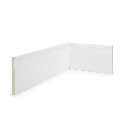ALIZAR POLIESTIRENO RUFFINO BRANCO 10CM FRISADO SLIM 10MM - 2,40M
