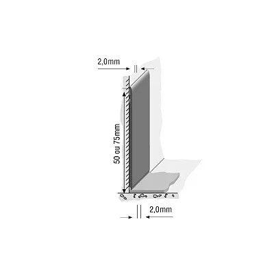 RODAPE PLANO TARKETT 7,5CM - 50M