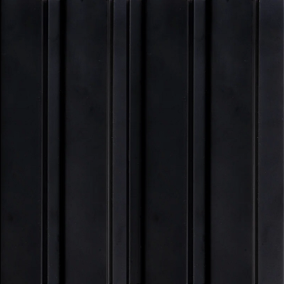 PAINEL RIPADO FINOTTATO 25MM PRETO 12,2CM - 2,85M
