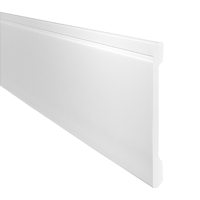 RODAPÉ POLIESTIRENO GART COMPACTA FZ20 BRANCO 20CM FRISADO 13MM - 2M