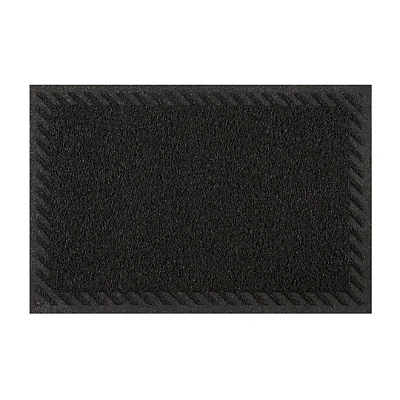 CAPACHO VINIL LIGHT REBAIXO ELITE PRETO KAPAZI 40CM X 60CM