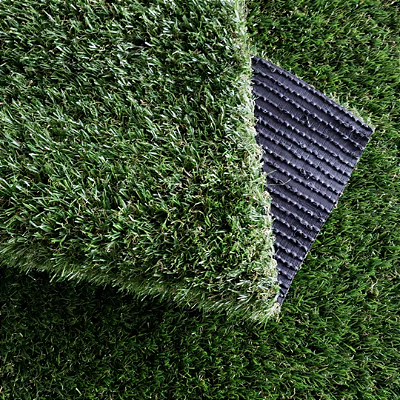 GRAMA SINTETICA 50MM FUTEBOL BRANCA FIBR KAPAZI 2X12,5M NACIONAL - 25M²