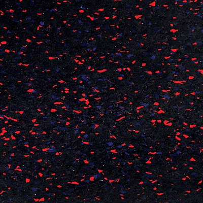 PISO EMBORRACHADO KAPAZI RUBBERKAP 5MM MARINHO COM VERMELHO 1M X 10M SEM RESINA - 10M²