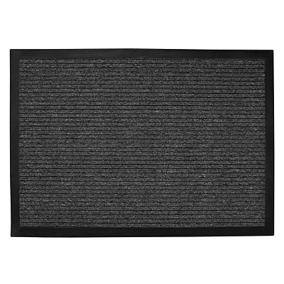 TAPETE DUO 70CM X 100CM PRETO COM BORDA