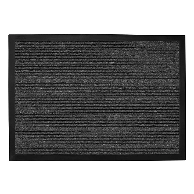 TAPETE DUO 90CM X 130CM PRETO COM BORDA