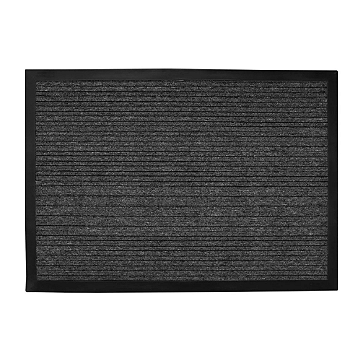 TAPETE DUO 40CM X 60CM PRETO COM BORDA 2CM