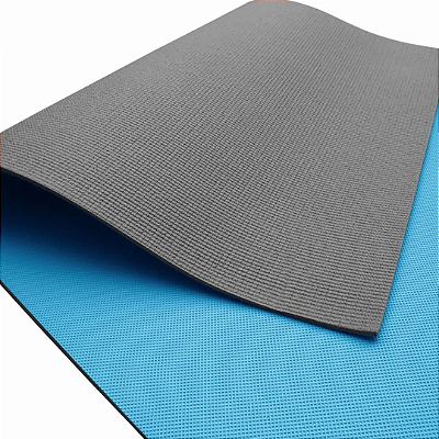 TAPETE EM ROLO YOGAKAP BICOLOR AZUL 60CM X 10M