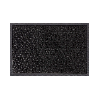 TAPETE WATERKAP RESIDENCIAL KAPAZI 45CM X 75CM PRETO - 3PÇS