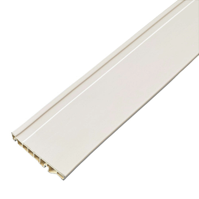 RODAPÉ DE PVC ARKHÉ BRANCO 10CM FRISADO 15MM - 2M