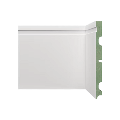 RODAPÉ MOLDUFAMA MDF RU 20CM BRANCO FRISADO QD - 2,40M