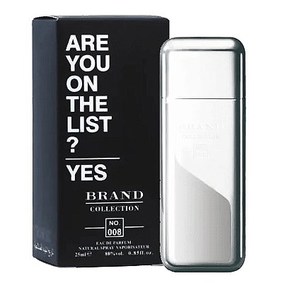 Brand Collection Nº 008 EDP 25ml Masculino
