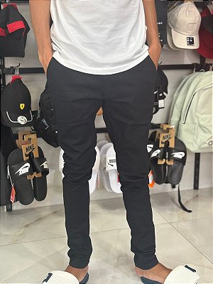 CALÇA SARJA PRESENCE PRETA 7124