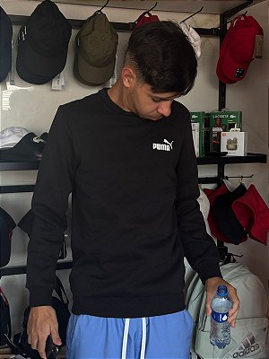 MOLETOM PUMA PRETO BASICO