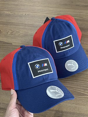 BONÉ PUMA BMW AZUL/VERMELHO