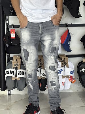 CALÇA JEANS CINZA 891012