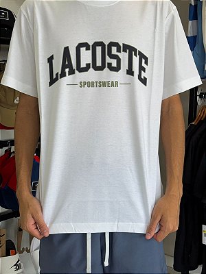 CAMISETA LACOSTE SPORTSWEAR BRANCA