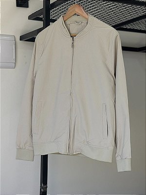 JAQUETA BOMBER - BEJE