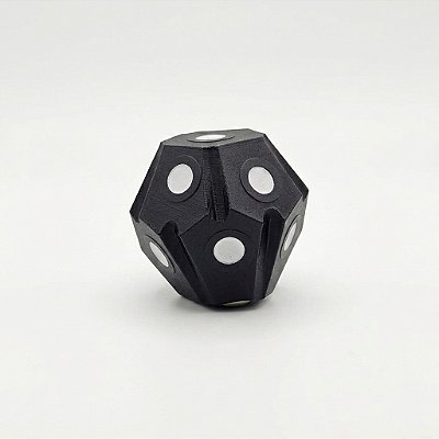 KIT Esferas Marcadores Adesivos Refletivos Magnéticos para Scanner 3D 6mm - 10 und