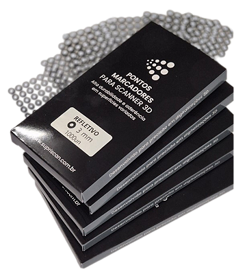 Kit 5000 Marcadores Refletivos de 3mm para Digitalização 3D
