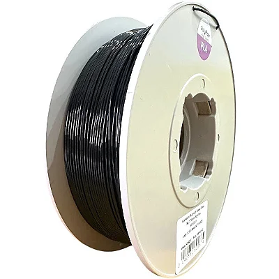 Filamento PLA High Speed Preto 1,75mm 1kg Polyflow