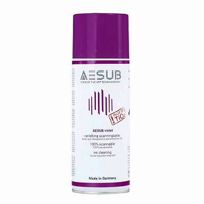 AESUB Violet 400 ml – Spray Sublimático para Scanner 3D | Longa Duração e Sem Resíduos