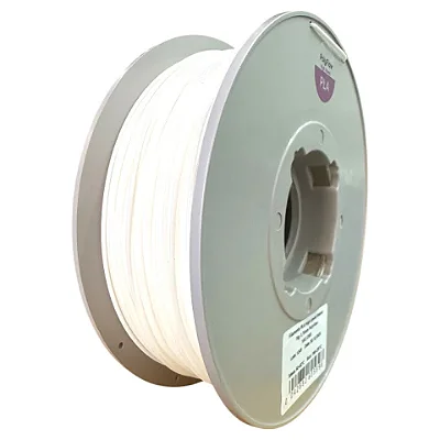 Filamento PLA Sólido Branco 1,75mm 1kg Polyflow
