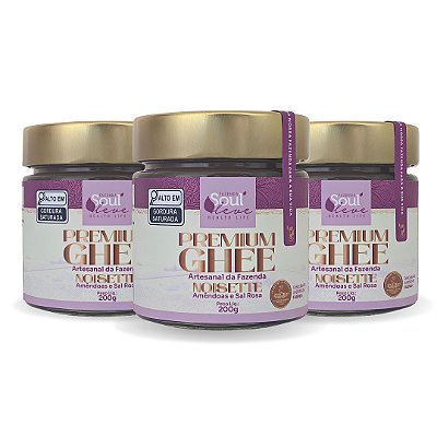 Kit 3 Ghee Noisette 200g - Fazenda Soul leve
