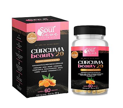 Capsula Cúrcuma Beauty Energi,Harmony &. Glow (60 Caps)