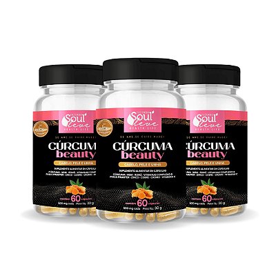 Kit 3 Cúrcuma Beauty