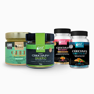 Kit Cúrcuma+ Força Feminina