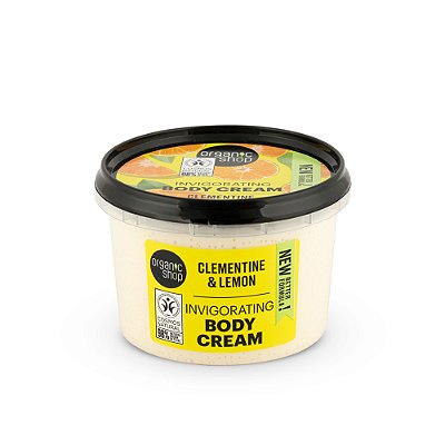 Creme Hidratante Corporal - Tangerina e Limão Siciliano Organic Shop (250 ml)