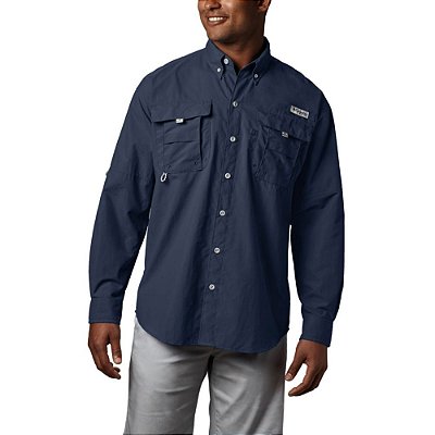Camisa Columbia MC Bahama II Marinho Masculino