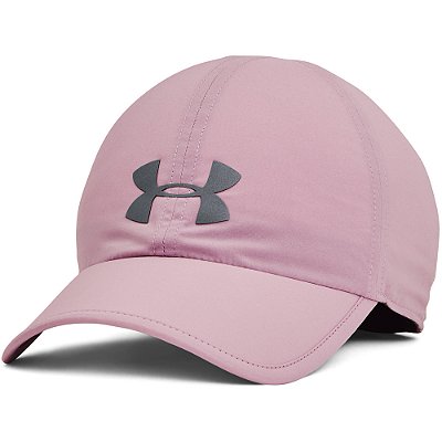 Boné Under Armour Aba Curva Run Shadow Strapback Lilás