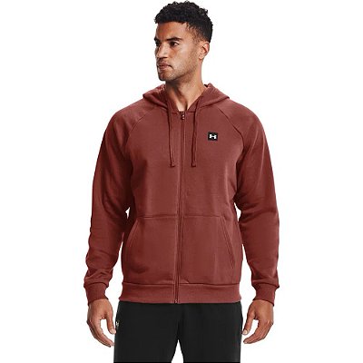 Jaqueta Under Armour Rival Fleece Bordô Masculina