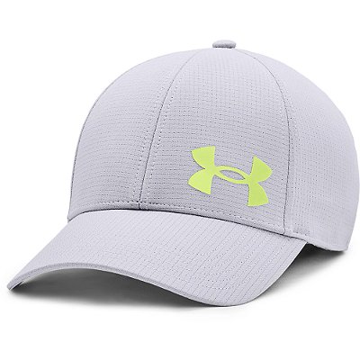 Boné Under Armour Aba Curva Isochill Flexfit Cinza
