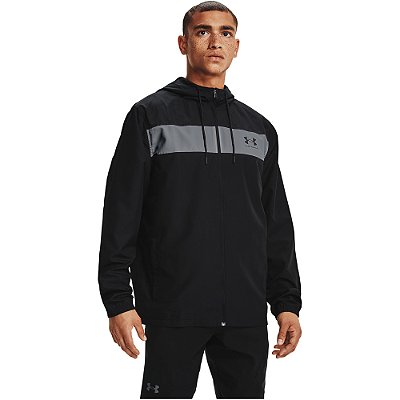 Jaqueta Under Armour Sportstyle Windbreaker Preto Masculino